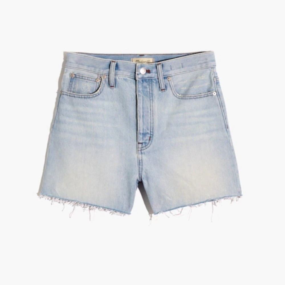 Madewell The Momjean Short in Fitzgerald Wash